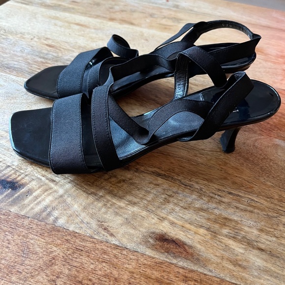 Stuart Weitzman Strappy Square Toe High Heel Sandals Size 7.5 - Picture 4 of 7